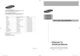 Samsung LN40S81B Manual de usuario