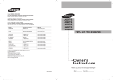 Samsung LN32R71B Manual de usuario