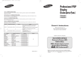 Samsung PPM42M7H Manual de usuario