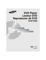Samsung DVD-P380 Manual de usuario