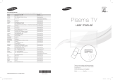 Samsung PS51E450A1W Guía de inicio rápido