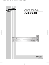 Samsung DVD-V6800 Manual de usuario