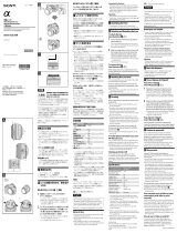 Sony SAL-85F28 El manual del propietario