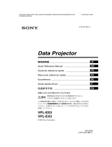 Sony VPL-EX4 El manual del propietario