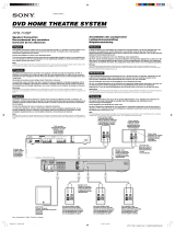 Sony HTD-710SF Guía de instalación