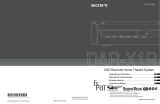 Sony DAR-X1R El manual del propietario