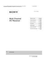 Sony STR-DN1030 Guía del usuario