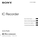 Sony ICD-P520 El manual del propietario