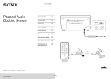 Sony RDP-XF300IP Guía de inicio rápido