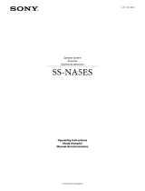 Sony SS-NA5ES Manual de usuario