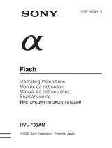 Sony Alpha HVL-F36AM Manual de usuario