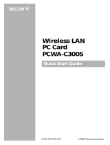 Sony PCWA-C300S Guía de inicio rápido