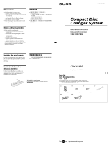Sony CDX-444RF Guía de instalación