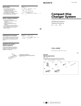 Sony CDX-434RF Guía de instalación