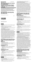 Sony MS-A2G El manual del propietario