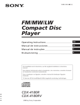 Sony CDX-4180R Manual de usuario