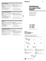 Sony CDX-3900R Guía de instalación