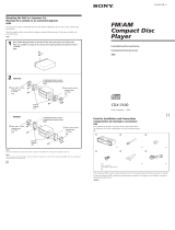 Sony CDX-3100 Guía de instalación