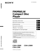 Sony CDX-L550X El manual del propietario