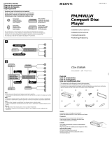 Sony CDX-C4850R Manual de usuario