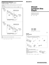 Sony CDX-3800 Guía de instalación