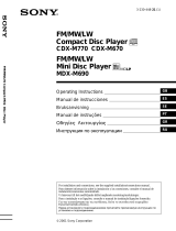 Sony CDX-M670 El manual del propietario
