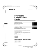 Sony CDX-CA650X Manual de usuario