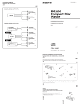 Sony CDX-4160 Guía de instalación
