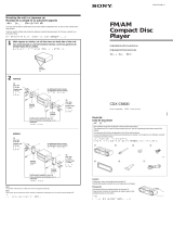 Sony CDX-C6600 Guía de instalación