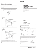 Sony CDX-C460 Guía de instalación