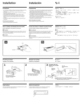 Sony CDX-C480 Guía de instalación