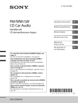 Sony CDX-G3300UV El manual del propietario