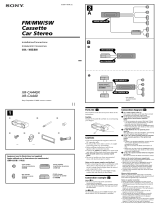 Sony XR-CA440X Guía de instalación