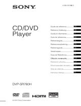 Sony DVP-SR760H Guia de referencia