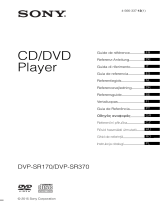 Sony DVP-SR370 B Lecteur DVD Manual de usuario