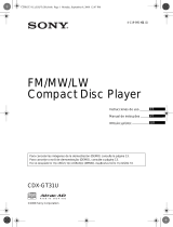 Sony CDX-GT31U Instrucciones de operación