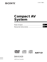 Sony DAV-EA20 Instrucciones de operación