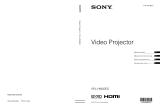 Sony VPL-HW50ES El manual del propietario