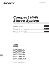 Sony LBT-XB80AV Instrucciones de operación