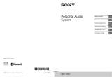 Sony CMT-X3CD El manual del propietario