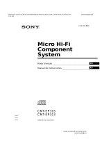 Sony CMT-EP315 Instrucciones de operación