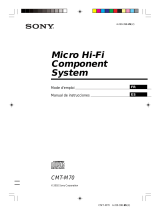 Sony CMT-M70 Instrucciones de operación