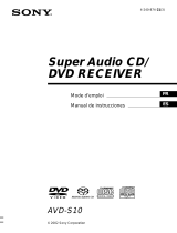 Sony AVD-S10 Instrucciones de operación