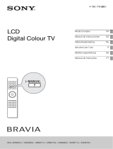 Sony BRAVIA KDL-40NX70 Serie Manual de usuario