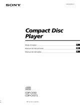 Sony CDP-CX50 El manual del propietario