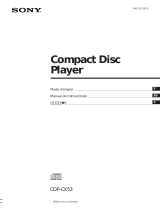 Sony CDP-CX53 El manual del propietario