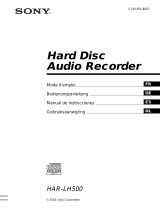 Sony HAR-LH500 El manual del propietario
