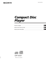 Sony CDP-CE525 El manual del propietario