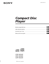 Sony CDP-XE520 El manual del propietario