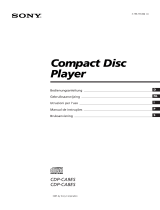 Sony CDP-CA9ES El manual del propietario
